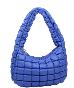 Fashion Puffy Shoulder Bag HQ128 ROYAL BLUE